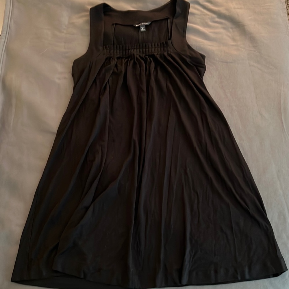 Black sleeveless Banana Republic dress